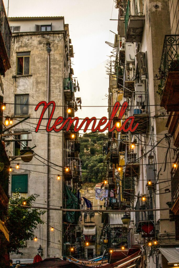 An image of Streets in Naples, Italy